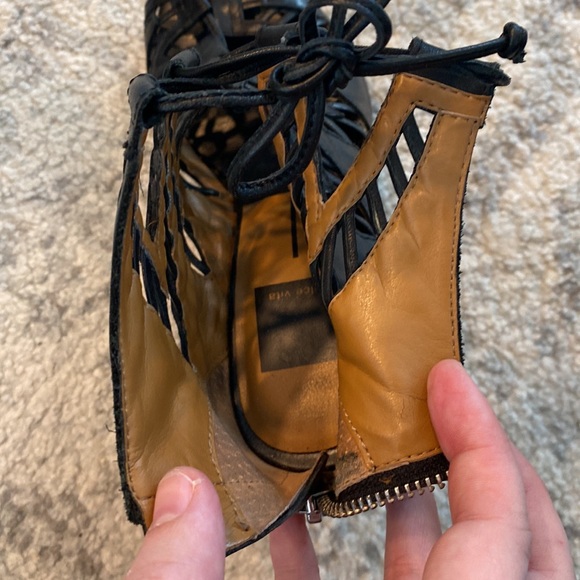 Dolce Vita Strappy Wedge Heels - Picture 8 of 9